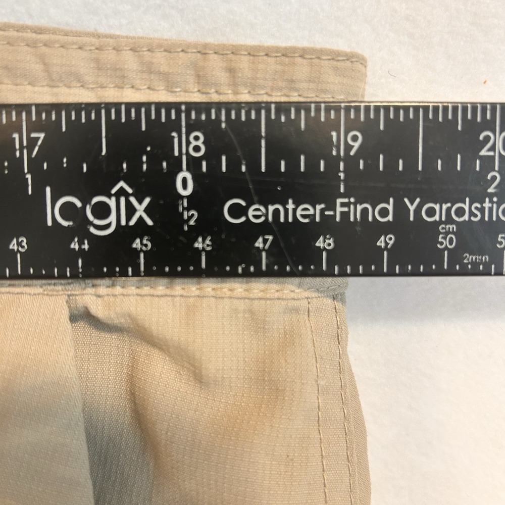 North Face Cargo Pants Mens 38x32 Tan  Rip Stop Lightweight Utility Hiking EUC - Picture 5 of 16